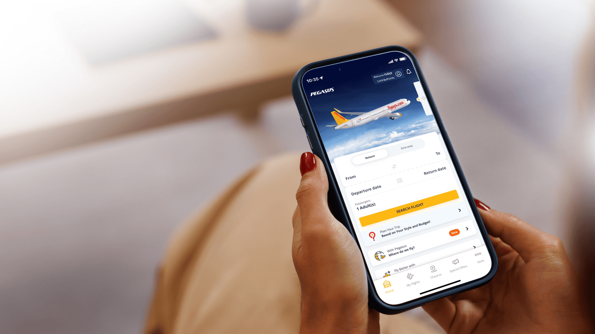 Pegasus'un Almanya'daki interaktif banner inovasyonu